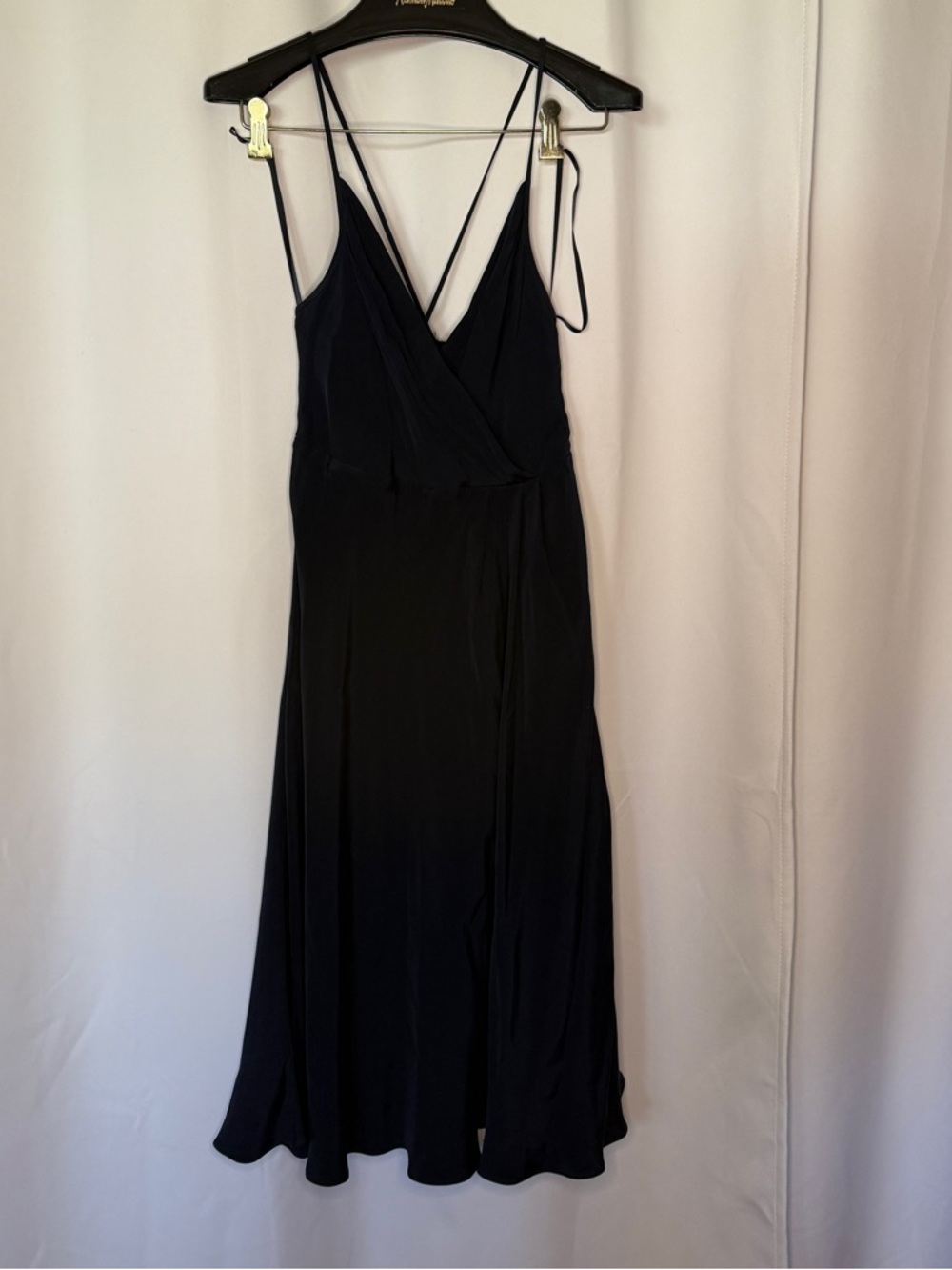 J. Crew Navy Silk Slip Dress